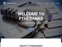 Tablet Screenshot of fthebanks.org